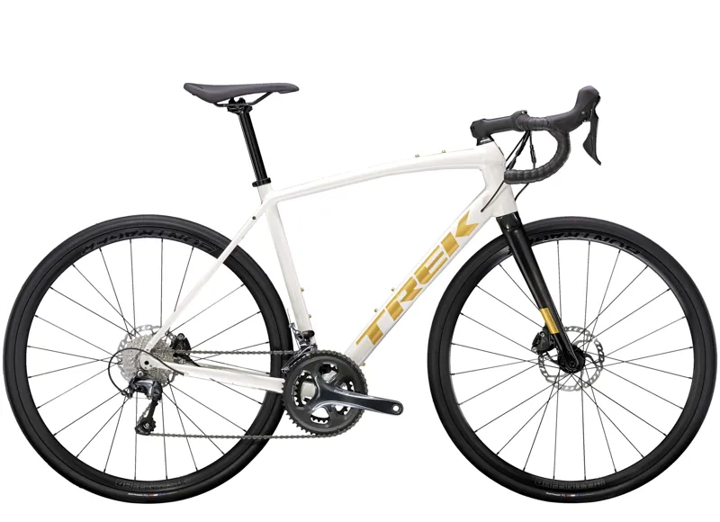 TREK Domane AL 4 Disc Road Bike in Era White and Carbon Smoke