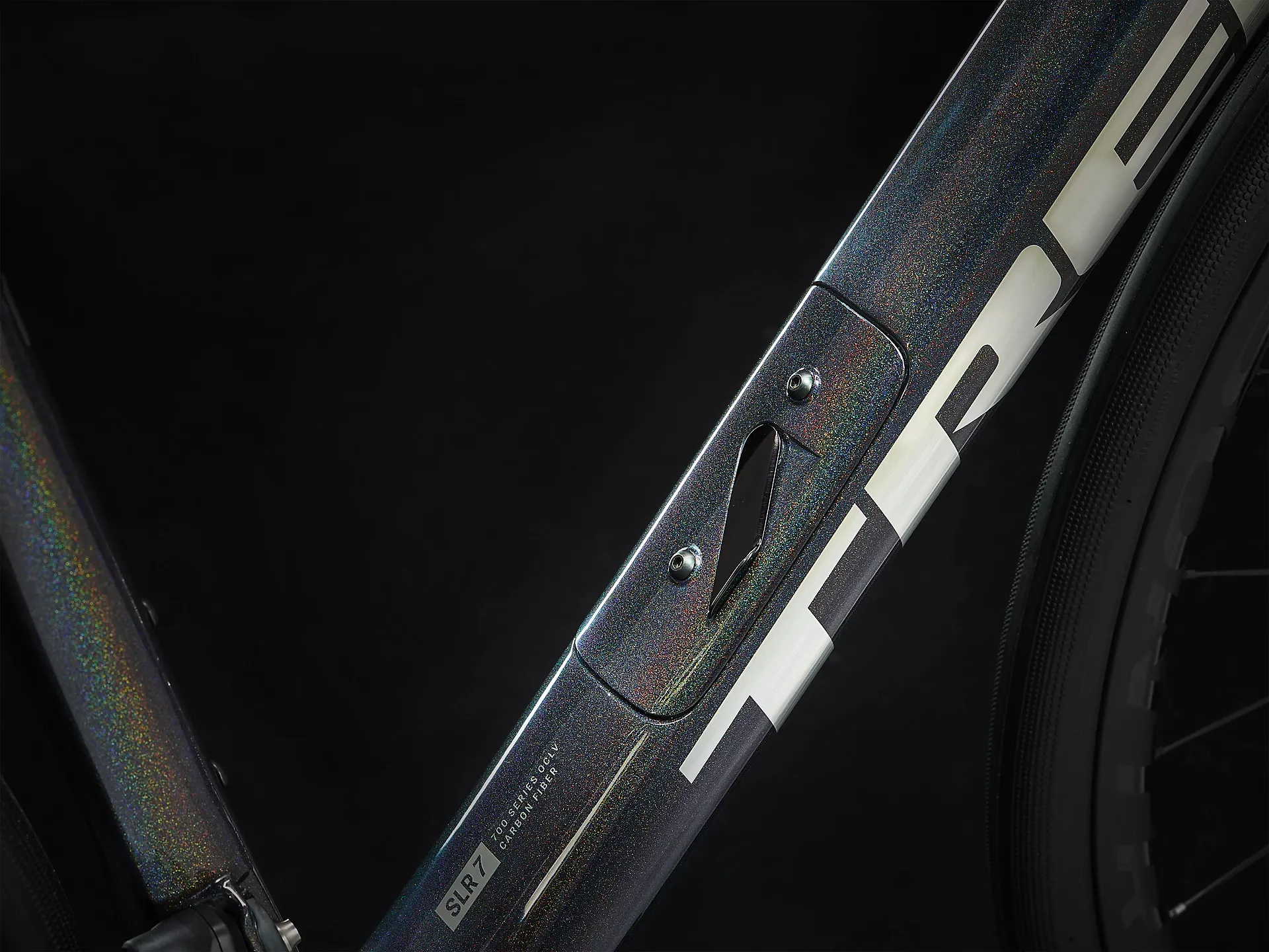 2022 Trek Domane SLR Road Bike Dark Prismatic and Trek Black