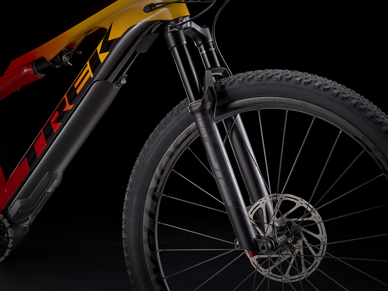 2022 TrekE-Caliber 9.8 GX AXS Electric Mountain Bike Marigold-2