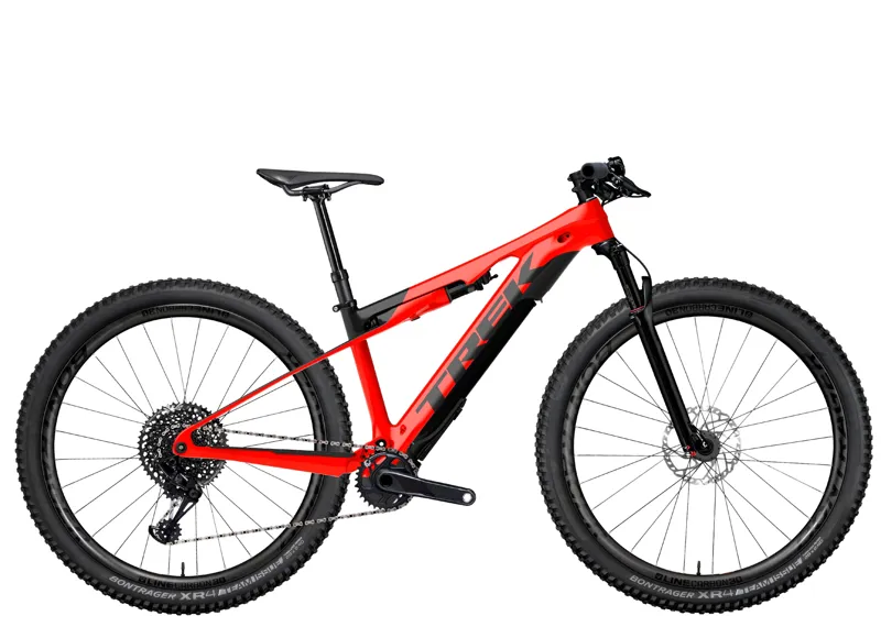 2021 Trek E-Caliber 9.8 Electric Mountain Bike Radioactive Red