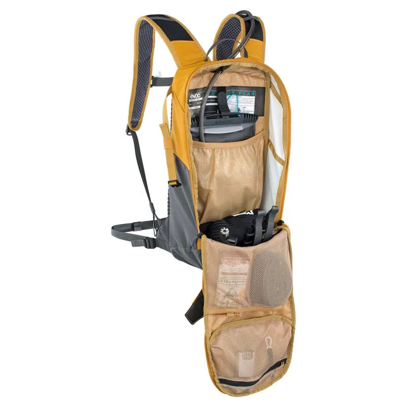 Evoc Ride Performance Backpack 8l + 2l Bladder in Yellow-1