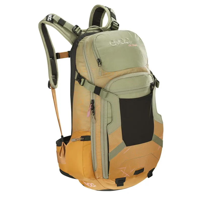 Evoc Fr Trail Blackline Protector Backpack In Yellow