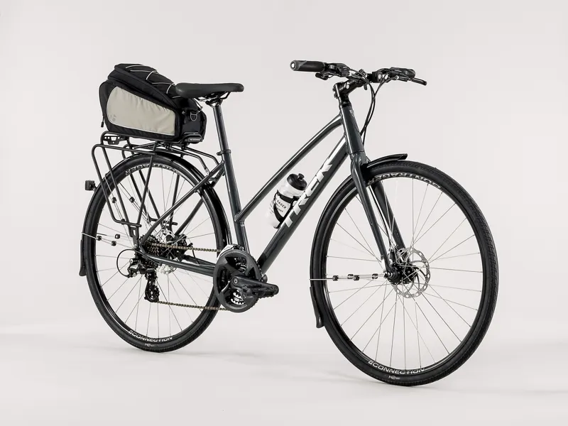2021 Trek FX 1 Disc Stagger Hybrid Bike in Grey-1
