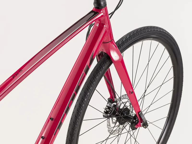 2021 Trek FX 3 Disc Womens Hybrid Bike in Pink-1