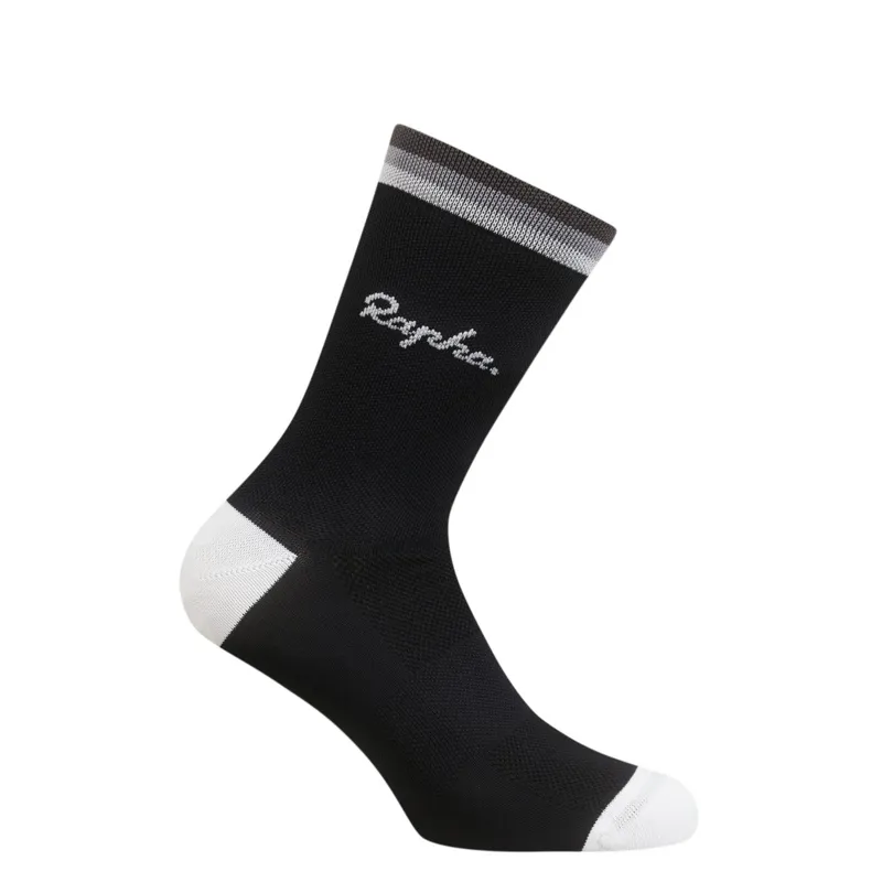 Rapha Logo Socks in Black and White