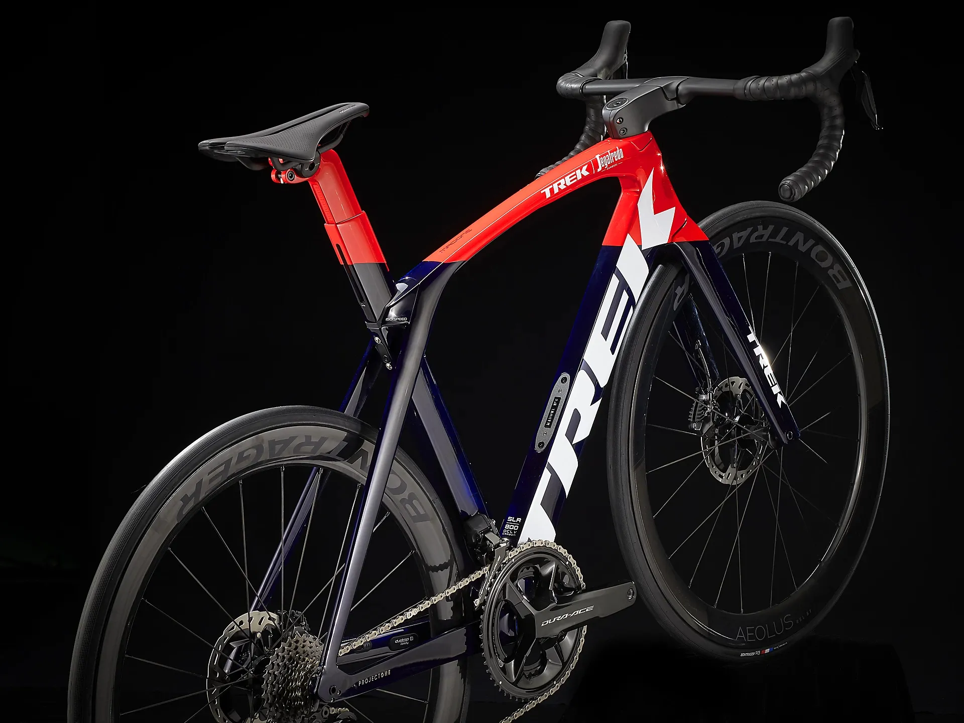 2022 Trek Madone SLR 9 Road Bike Navy Carbon Smoke and Viper Red