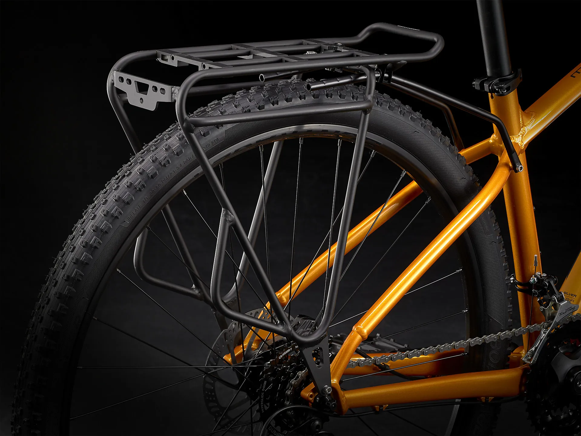 2021 Trek Marlin Mountain Bike Factory Orange andLithium Grey