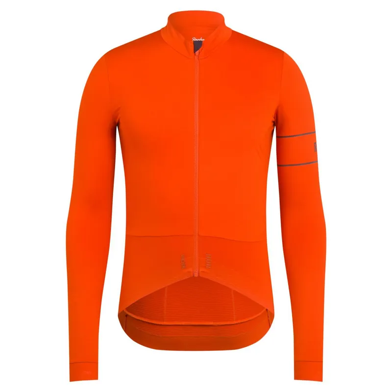 Rapha Pro Team Long Sleeve Jersey in Orange