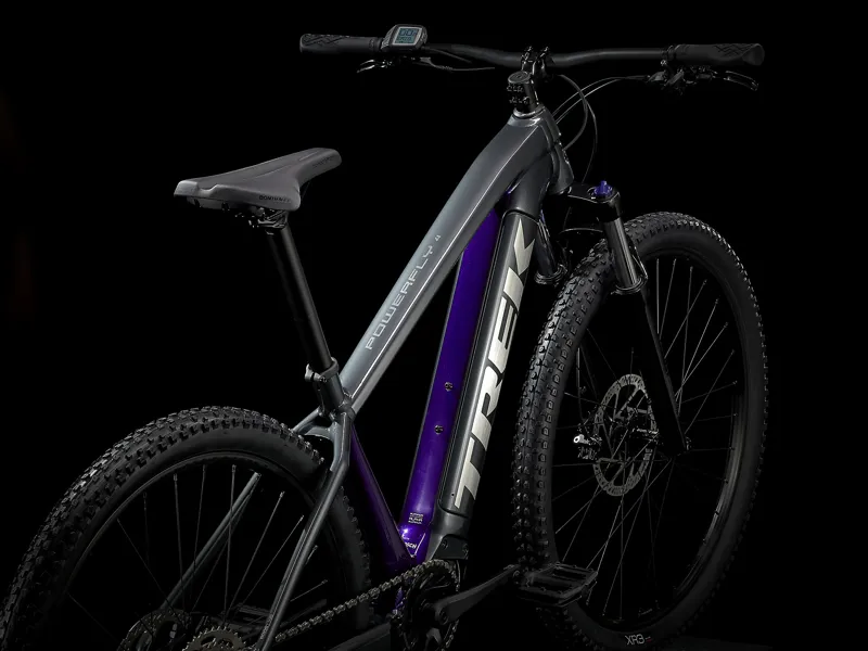 2022 Trek Powerfly 4 625w Electric Mountain Bike Grey and Purple -2