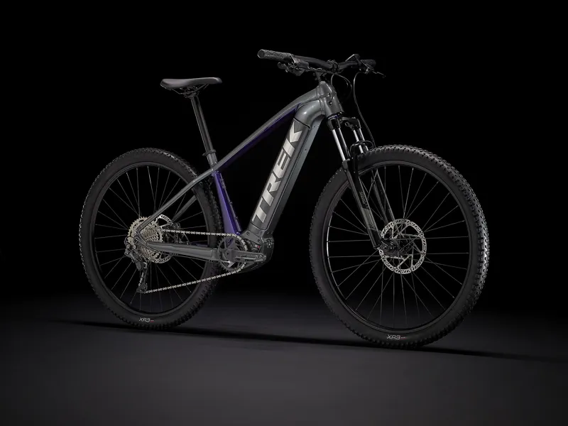 2022 Trek Powerfly 4 625w Electric Mountain Bike Grey and Purple -1