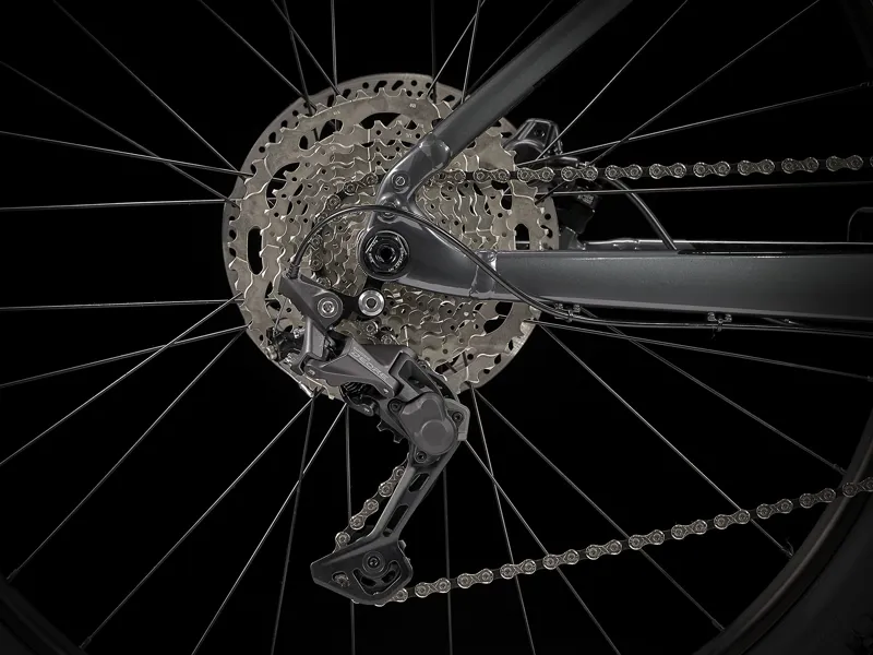 TREK Powerfly 4 500Wh Gen 3 Electric Mountain Bike in Lithium Grey and Black-3