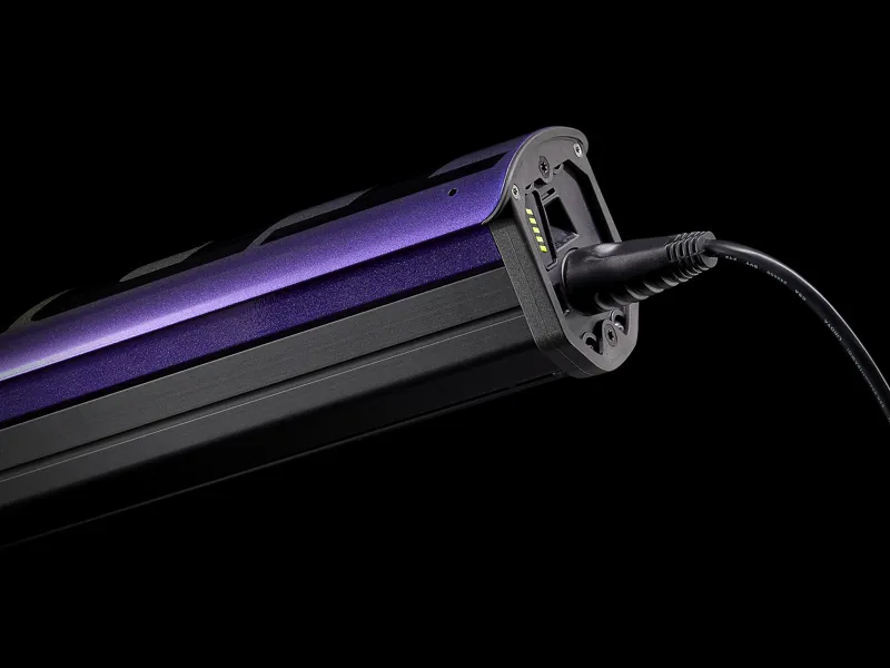 2021 Trek Powerfly 5 Electric Mountain Bike Purple Flip and Trek Black-2