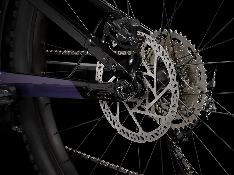 2022 Trek Powerfly FS 4 625w Electric Mountain Bike Purple and Black-4