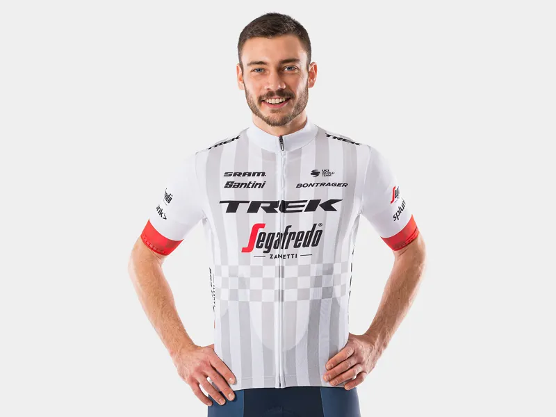 Santini Trek-Segafredo Mens Team Supporters Replica Jersey in White