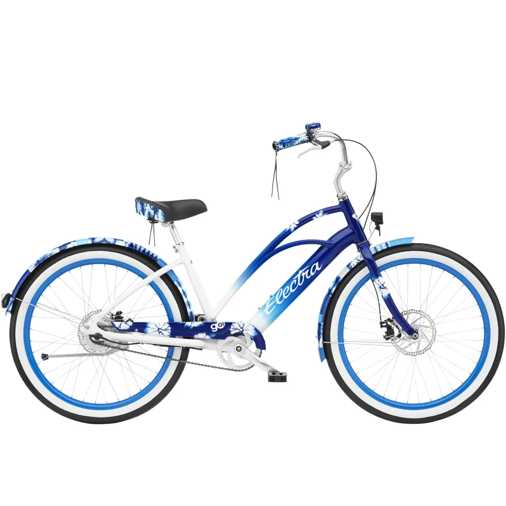 Team Cycles Electra Shibori Cruiser Go! StepThru Medium | Interest FREE Finance & Online Refund Policy.