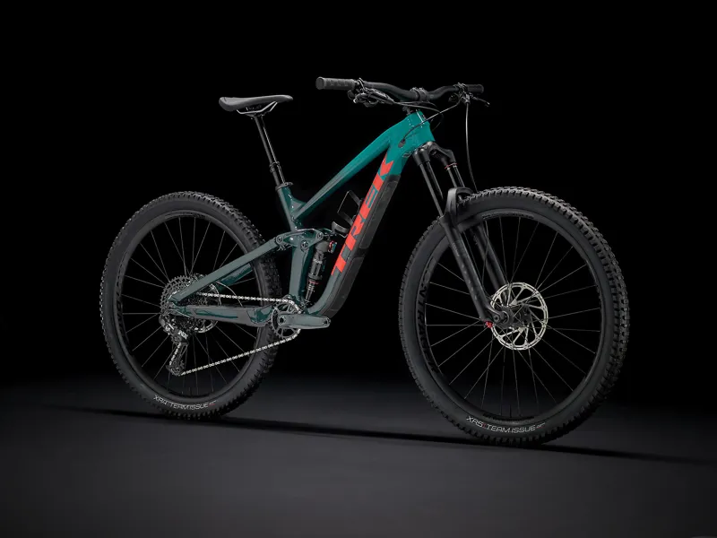 2021 Trek Slash 7 Full Suspension Mountain Bike Teal to Nautical Navy -1