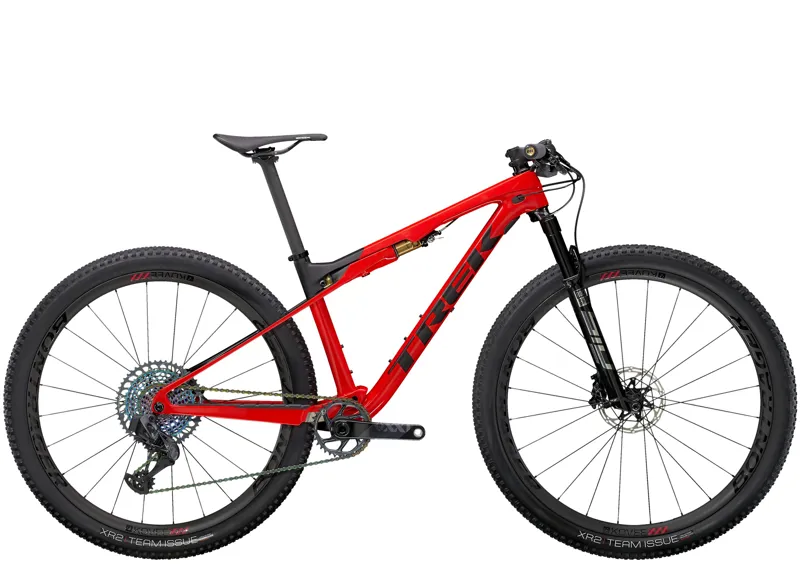 2021 Trek Supercaliber 9.9 XX1 AXS Mountain Bike in Red