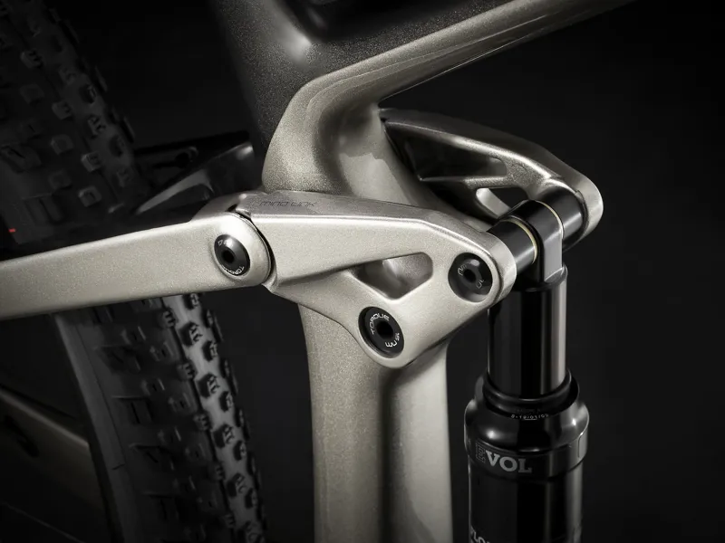 2021 Trek Top Fuel 9.7 NX Carbon FS Mountain Bike in Silver