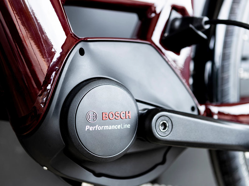 TREK Verve+ 4 Lowstep 500Wh Electric Hybrid Bike Red-10