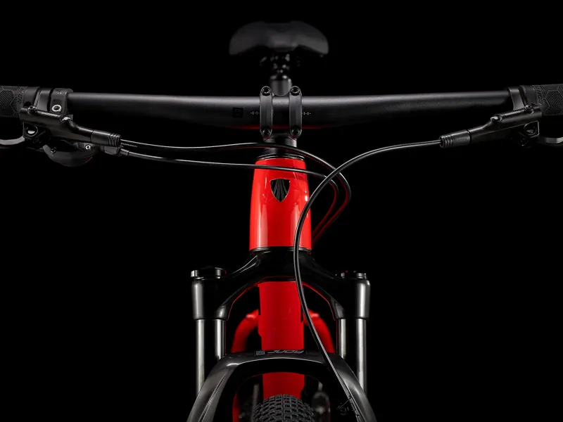 2021 Trek X-Caliber 8 Mountain Bike Radioactive Red and Black-1