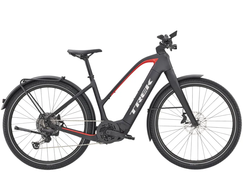 2021 Trek Allant+ 9.9 Carbon Stagger Electric Hybrid Bike in Black