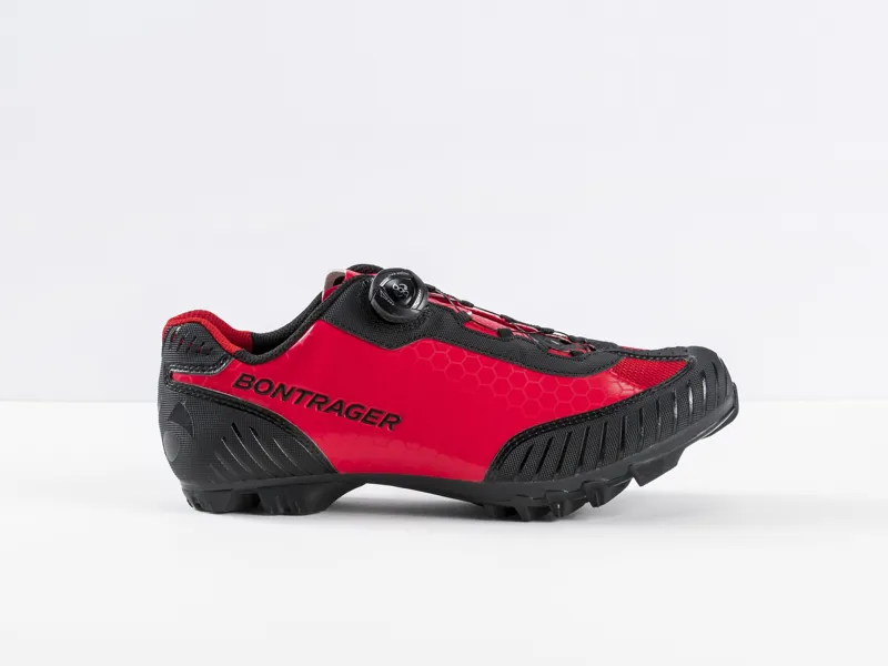 2017 bontrager Foray Mountain Bike shoe in Red