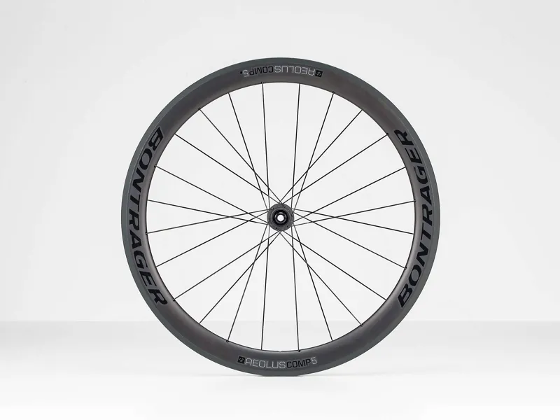 Bontrager Aeolus Comp 5 TLR Disc Carbon Road Wheel in Grey and Black