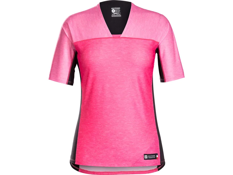 2018 Bontrager Tario Womens Tech Tee in Pink
