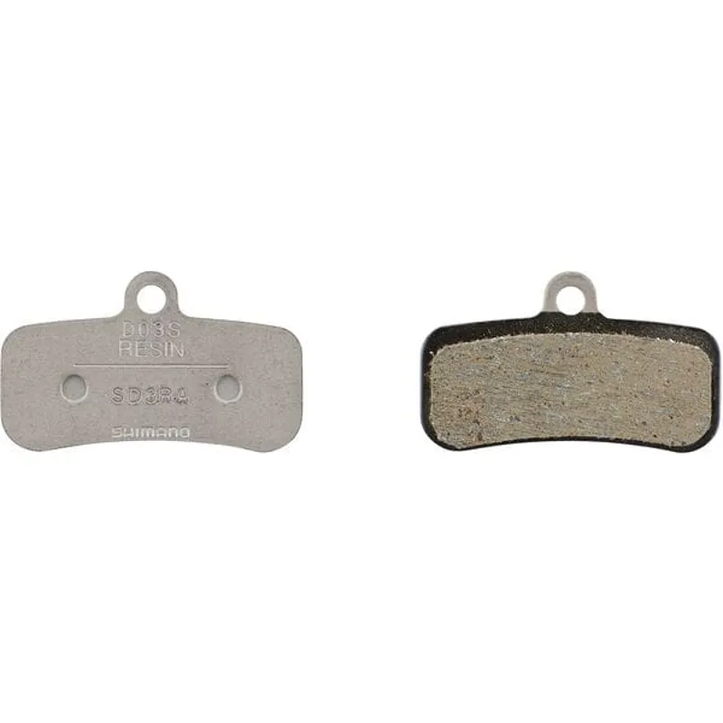 Shimano D03S-RX Steel Back Resin Disc Brake Pads and Spring