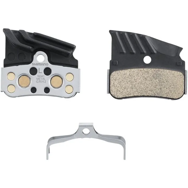 Shimano BRBX N04C Metal Sintered Disc Pads and Spring With Cooling Fins
