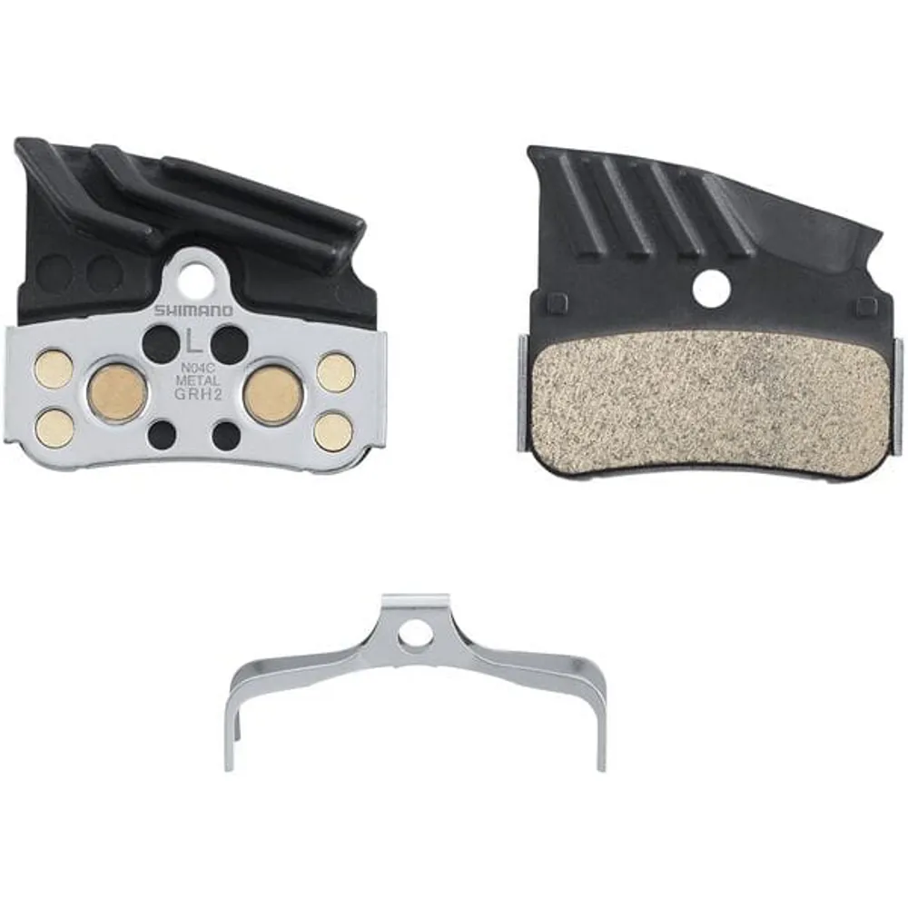 Team Cycles Shimano BRBX N04C Metal Sintered Disc Pads and Spring With Cooling Fins | Interest FREE Finance & Online Refund Policy.
