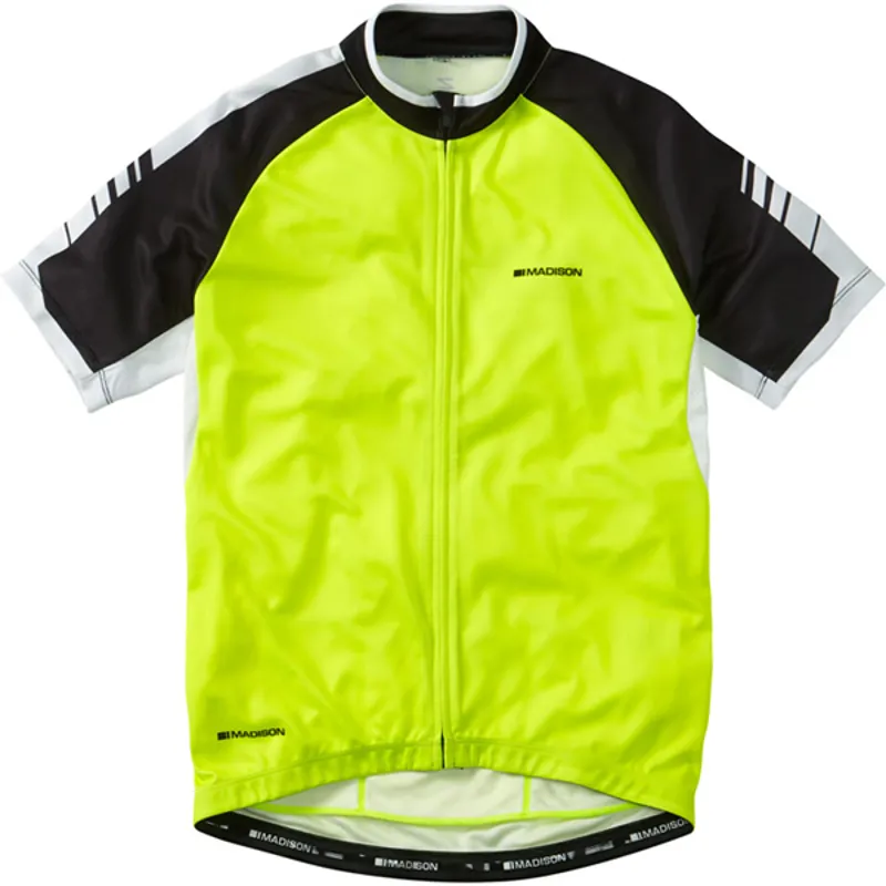Madison Jersey Peloton SS Men Black / Yellow