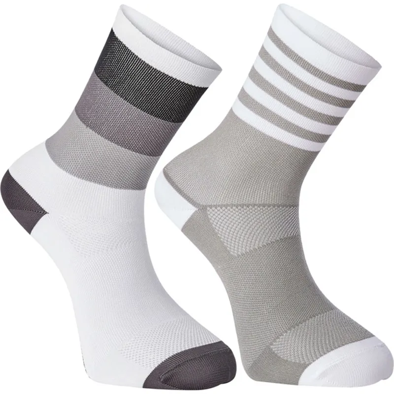 Madison Socks Sportive Mid 2 Pack White / Grey