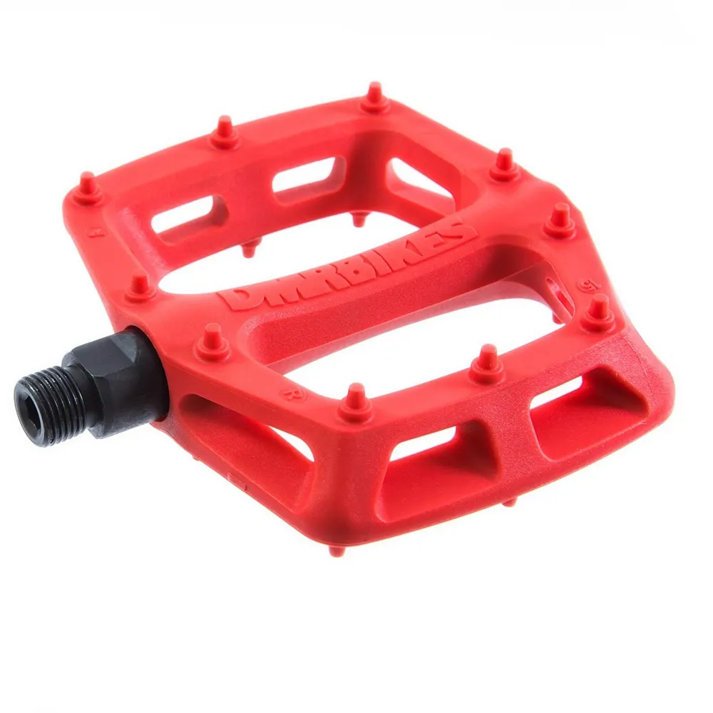 Team Cycles Dmr Bikes DMR V6 Cro-Mo Axle Plastic Mountain Bike Pedals in Red | Interest FREE Finance & Online Refund Policy.