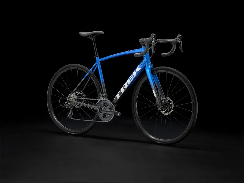 TREK Domane AL 3 Disc Road Bike in Alpine Blue to Dnister Black Fade-1