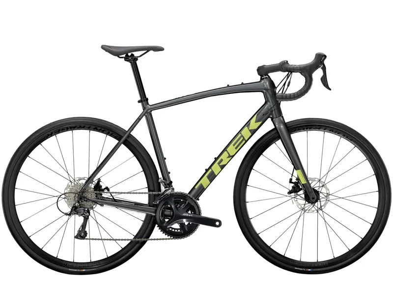DISCONTINUED TREK Domane AL 3 Disc Road Bike in Lithium Grey and Trek Black