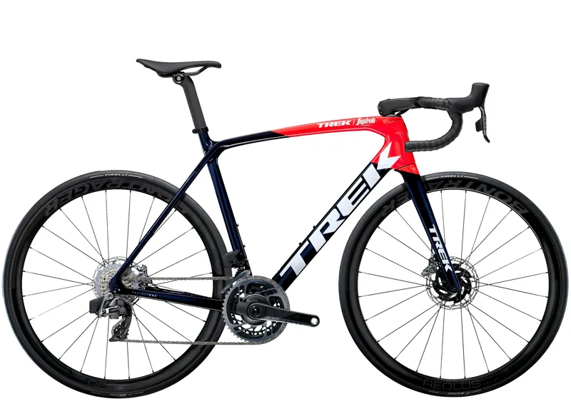 2022 Trek Emonda SLR 9 eTap Road Bike Navy Carbon Smoke and Red