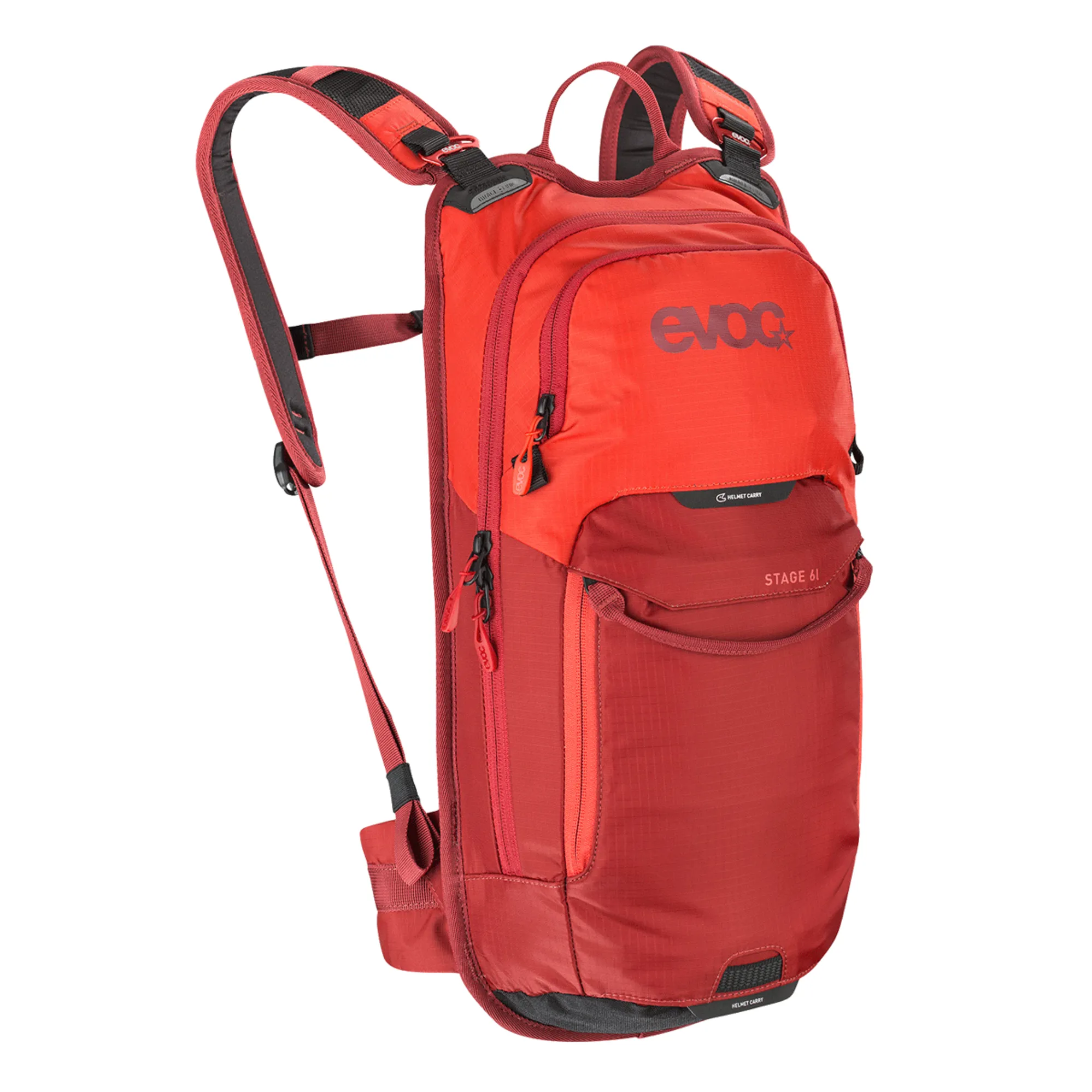 Evoc Stage Hydration Pack 6l 2l Bladder ORANGE CHILLI RED 6 litre