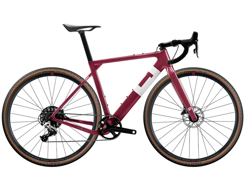 3T Exploro Primo Rival 1x11 700c Gravel Bike in Cherry