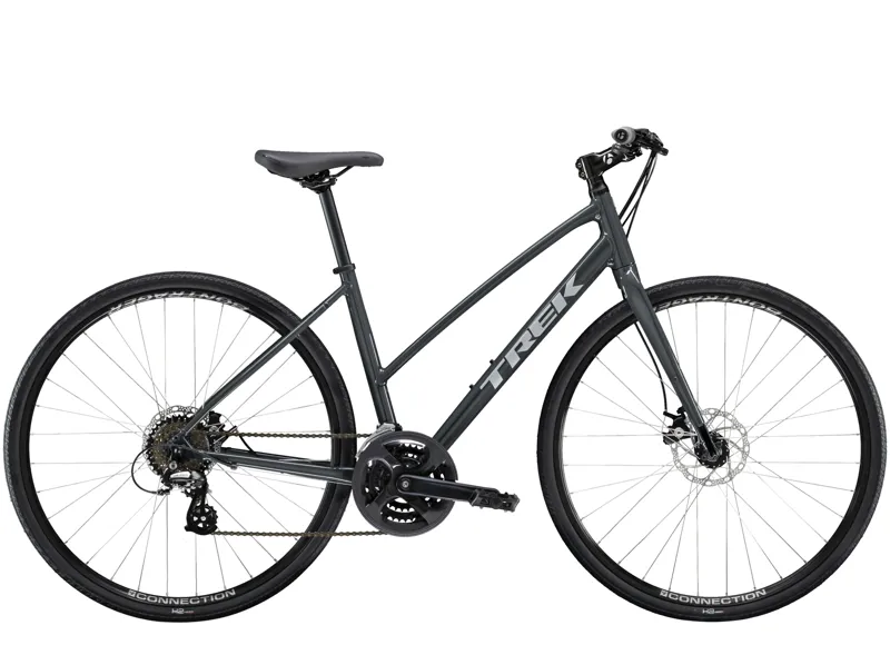 2021 Trek FX 1 Disc Stagger Hybrid Bike in Grey