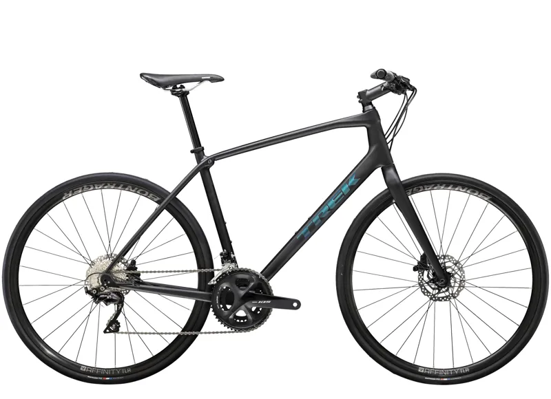 2021 Trek FX Sport 6 Carbon Hybrid Bike in Black