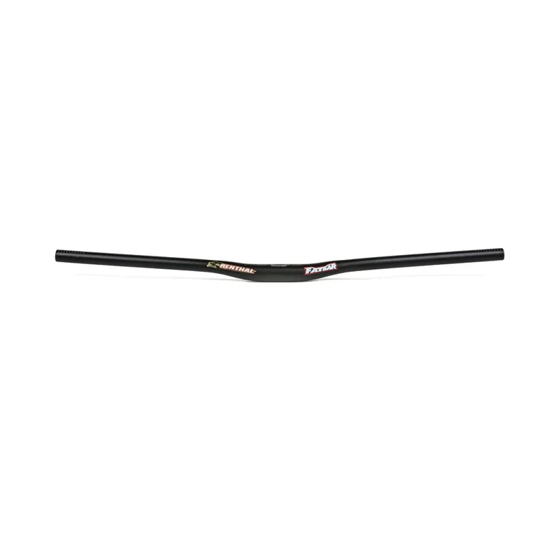 Renthal Fatbar Version 2 Handlebar in Black - 7 Degree - 31.8mm Clamp - 800mm Wide - 10mm Thick