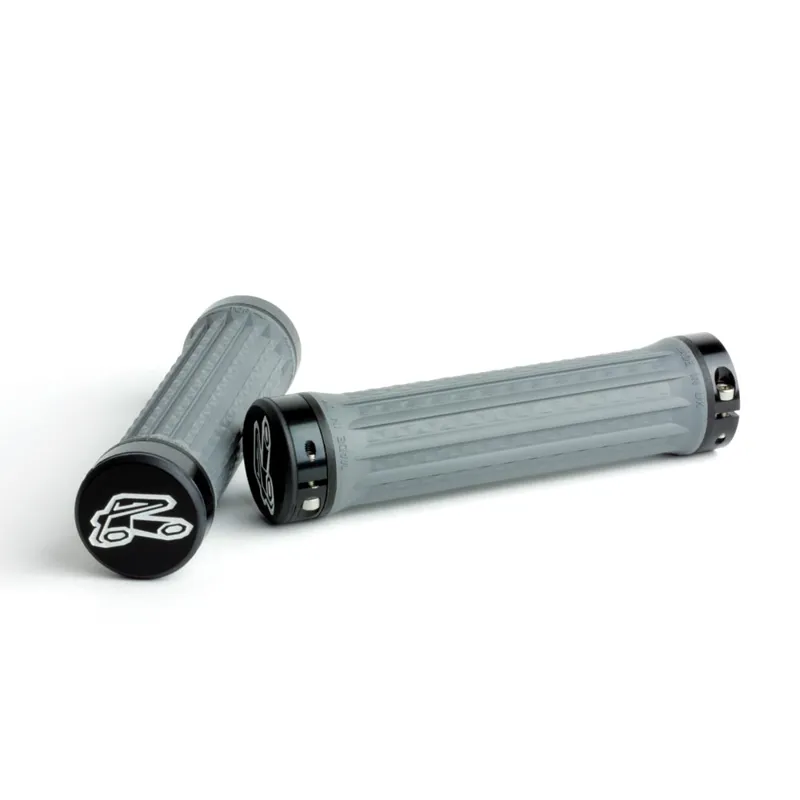 Renthal Traction 130mm Lock-On Medium Compound Narrow Grips in Grey
