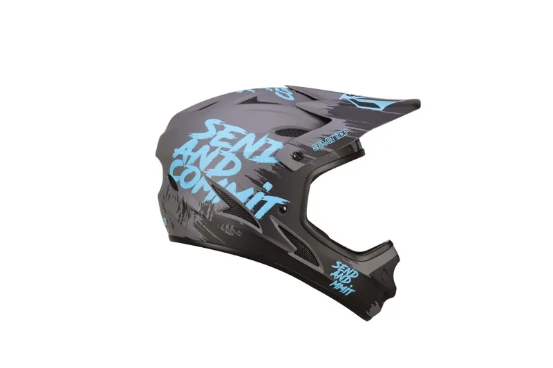 7 IDP M1 Send and Commit Helmet Grey-Black-Blue S