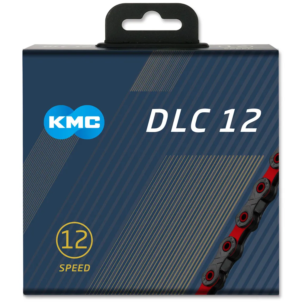 Team Cycles Kmc KMC X12 DLC 126L 12 Speed Chain in Red | Interest FREE Finance & Online Refund Policy.