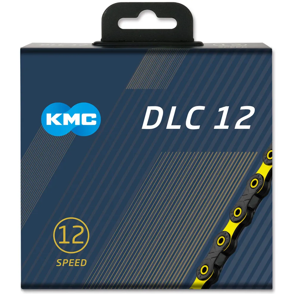 Team Cycles Kmc KMC X12 DLC 126L 12 Speed Chain in Yellow | Interest FREE Finance & Online Refund Policy.
