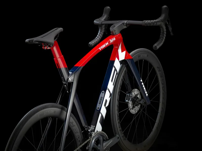 TREK Madone SLR 6 Gen 6 Road Bike in Navy Carbon Smoke and Viper Red-1