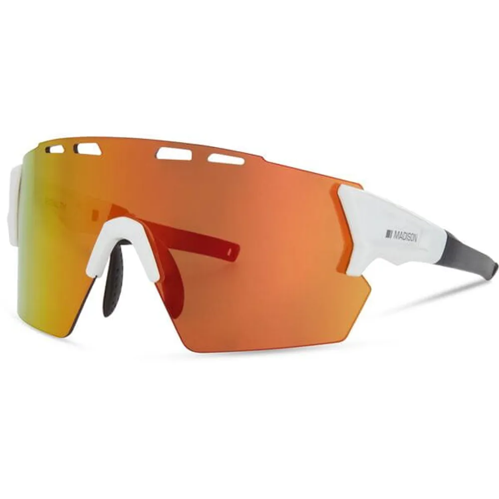 Team Cycles Madison Stealth II Sunglasses in Gloss White | Interest FREE Finance & Online Refund Policy.