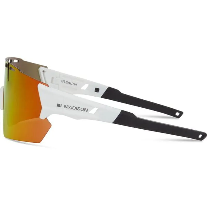 Madison Stealth II Sunglasses in Gloss White-1