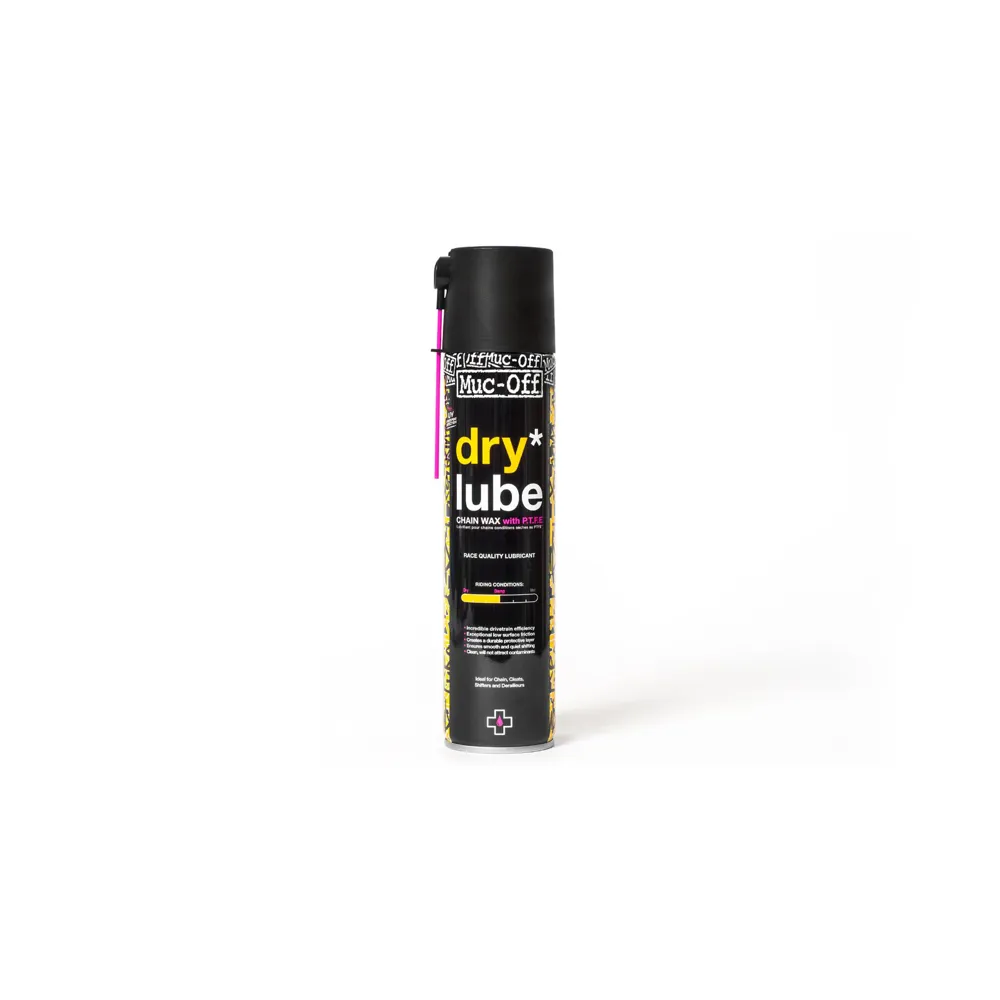 Team Cycles Muc Off Muc-Off Dry PTFE Chain Lube Aerosol - 400ml | Interest FREE Finance & Online Refund Policy.